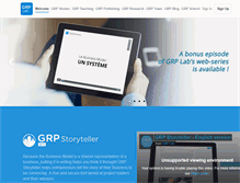 Tablet Screenshot of grp-lab.com